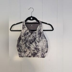 Spyder Gray and Black Sports Top